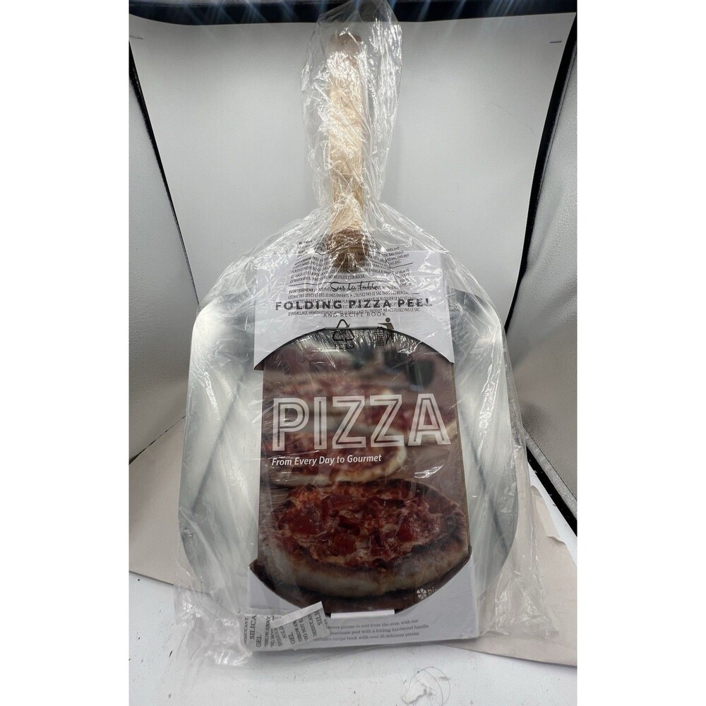 New Sur La Table Pizza Peel Outdoor Brick Oven Bread w/30 Recipes